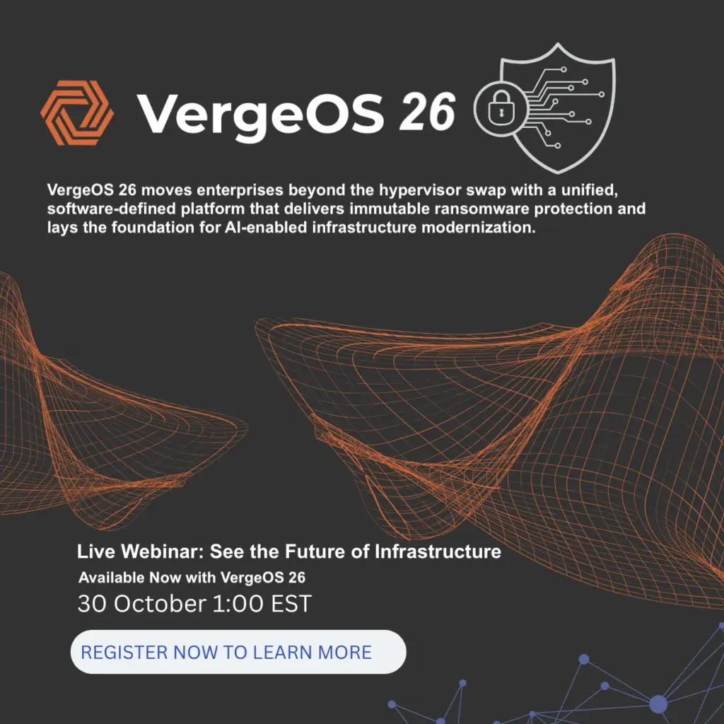 VergeOS 26 is the complete infrastructure operating system