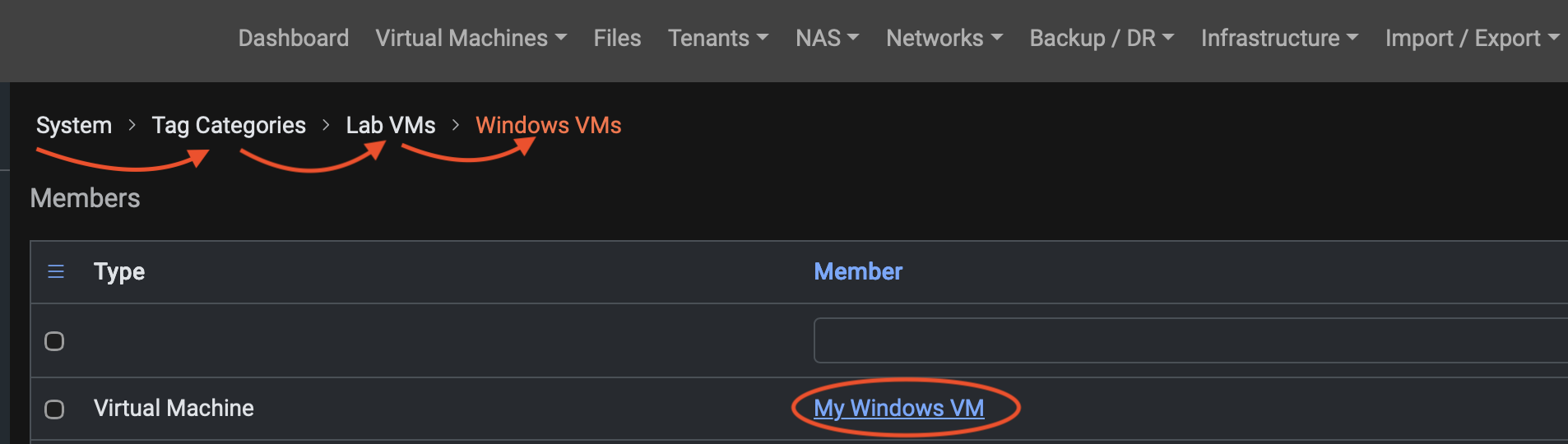 Confirm Tag Assignment