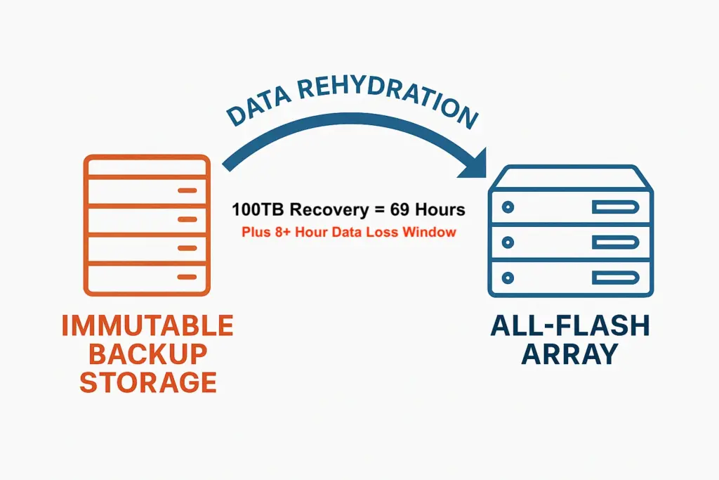 Ransomware recovery versus immutability