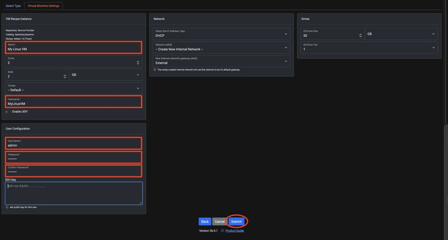 Linux_VM_Settings_Screen