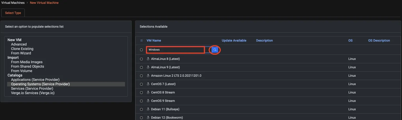 Selecting_a_Windows_Virtual_Machine