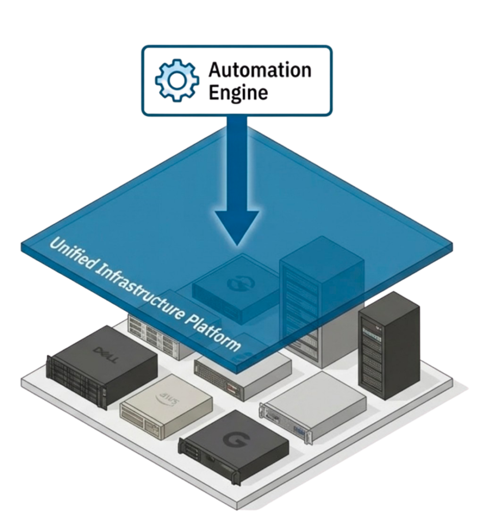Midsize data center automation