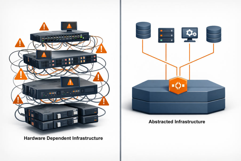abstracted infrastructure saves automation