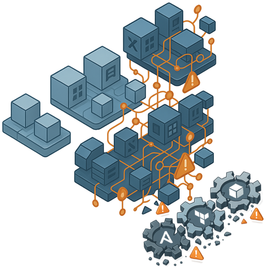 fragmented infrastructure breaks automation