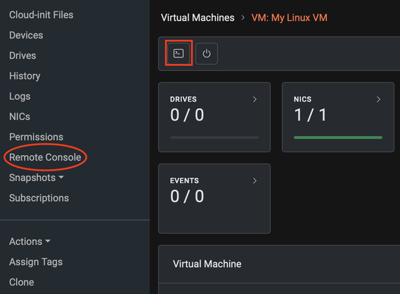 Linux Console Vt Hands-on Lab - VM Recovery - VergeIO