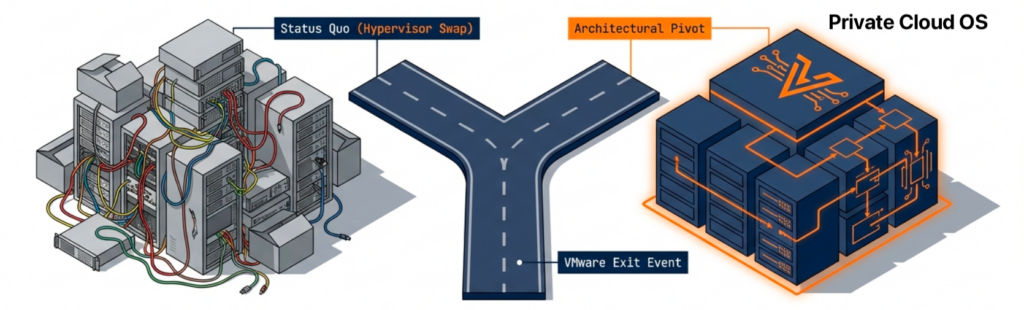from VMware to private cloud