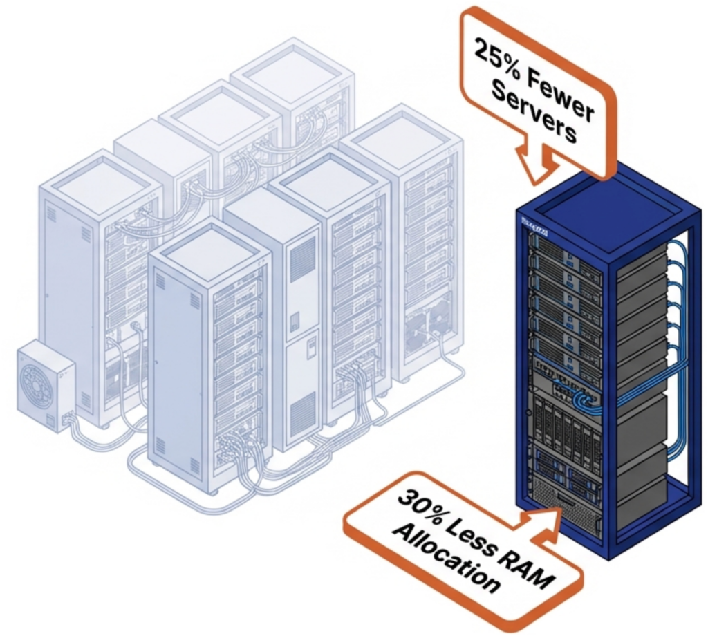 VM density blast radius