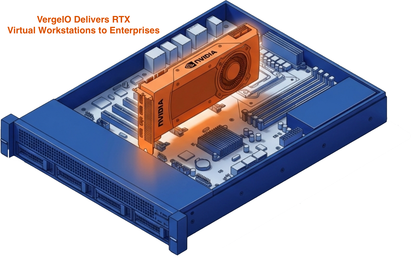 Server with NVIDIA GPU &mdash; VergeIO RTX Virtual Workstation