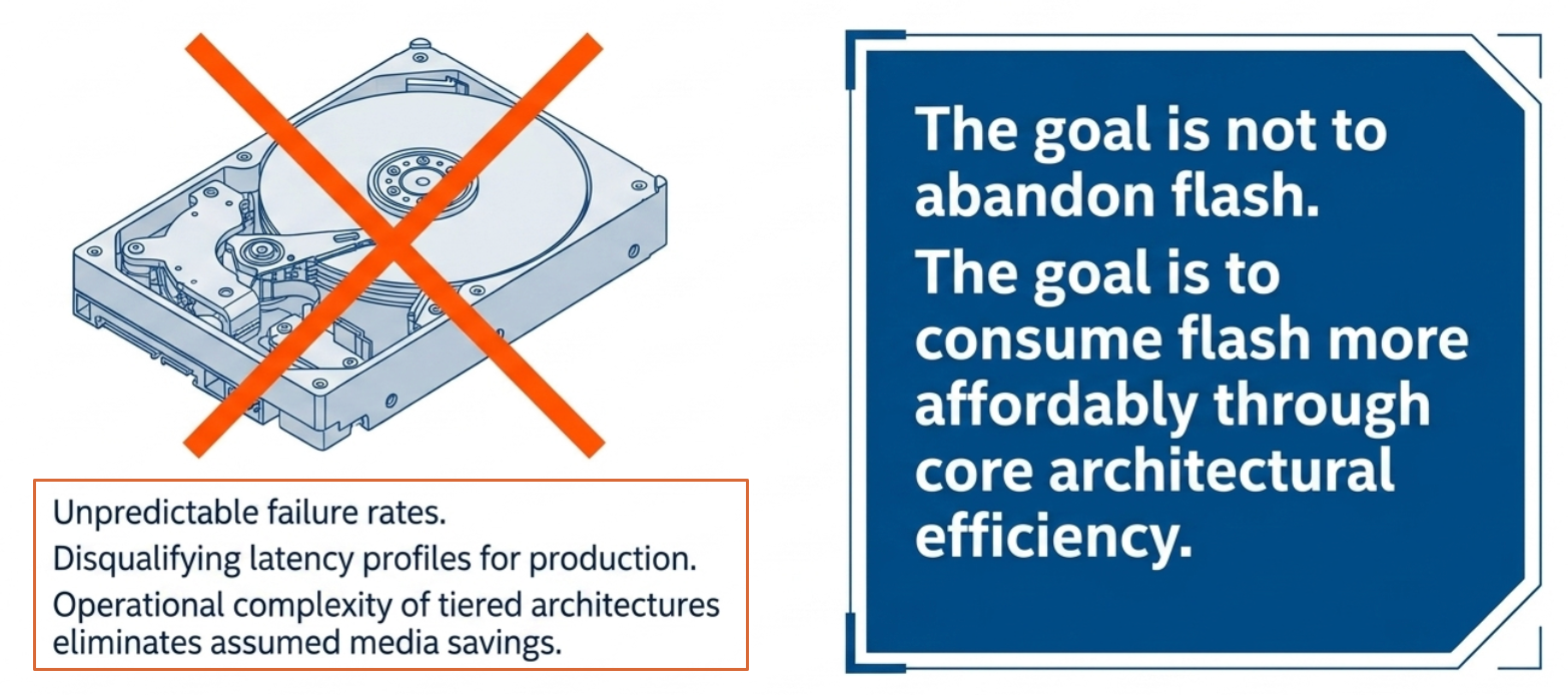 all-flash array cost 2026 flash price inflation