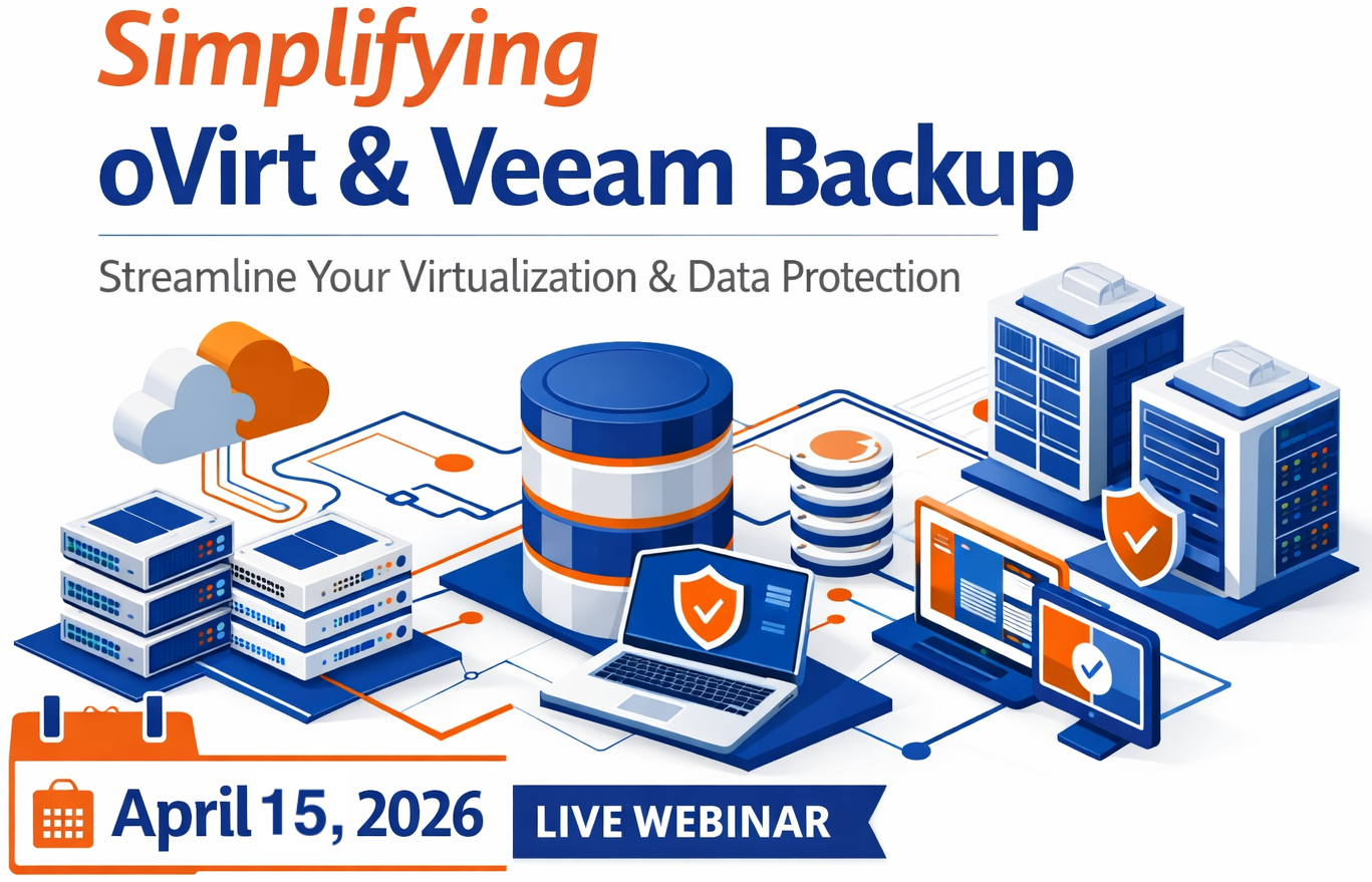 VergeOS oVirt Integration Live Demo with Veeam — April 15, 2026